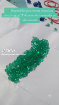 Lote Esmeralda Colombiana Talla Redonda 39.51 ct